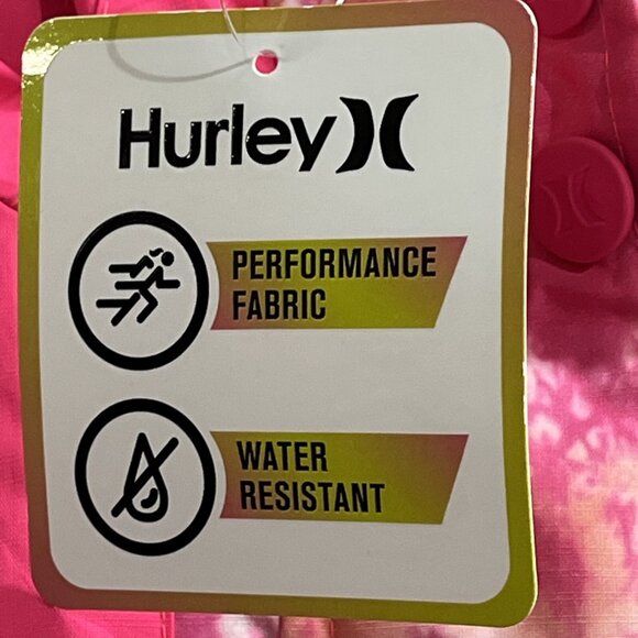 Hurley Snowboard Jacket Girls XL Hyper Pink Heavy Weight Cold Seal Heat Mesh - Picture 5 of 12